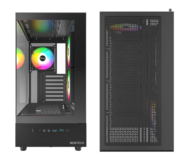 Montech XR ARGB Black - 1369615 - zdjęcie 3